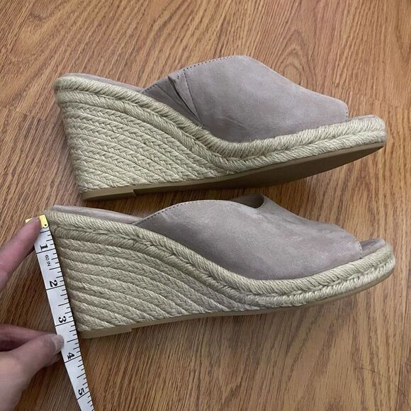 NEW! STUART WEITZMAN Pink Platform Mule Marabella Wedge Slip On Shoes 8 EU 38.5 - Picture 7 of 9